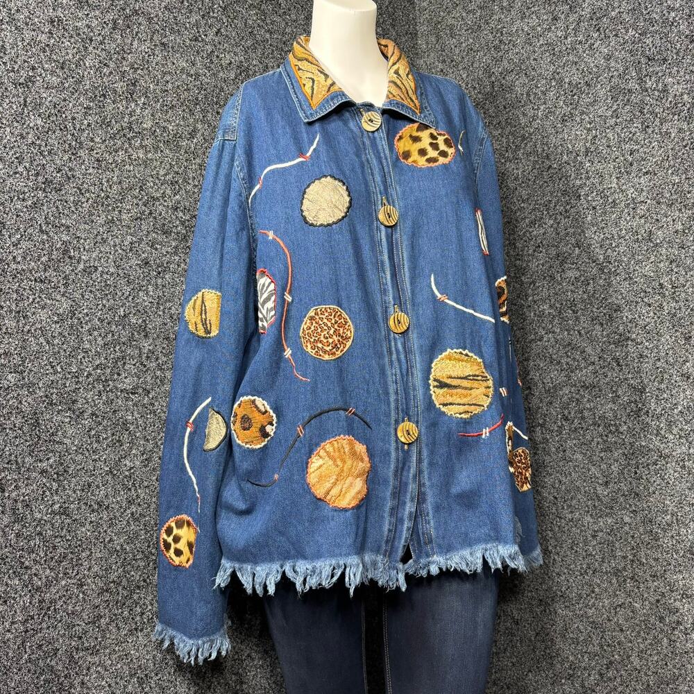 Allure Blue Denim Blouse or Jacket